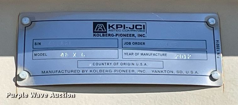 image for item NA9713 2012 KPI 52  pug mill