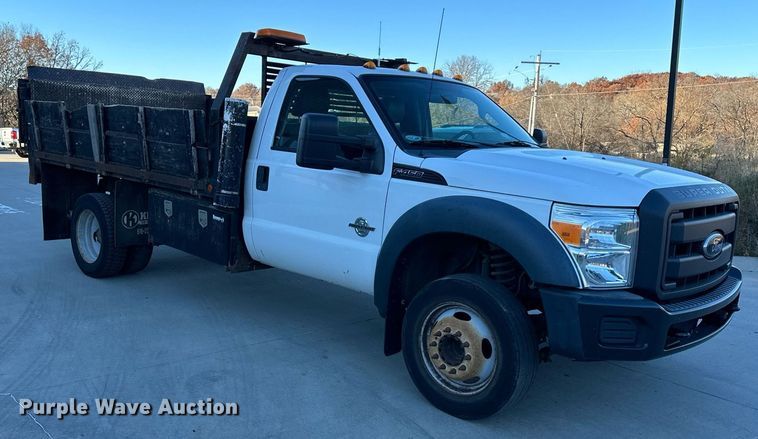 image for item NL9177 2012 Ford F450 Super Duty  dump flatbed truck