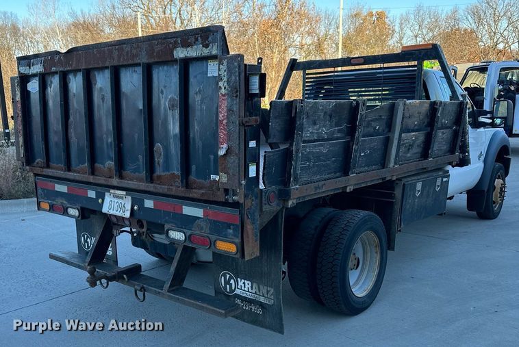image for item NL9177 2012 Ford F450 Super Duty  dump flatbed truck
