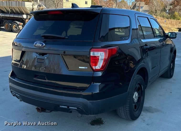image for item NL9178 2016 Ford Explorer Police Interceptor  SUV