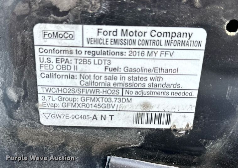 image for item NL9178 2016 Ford Explorer Police Interceptor  SUV