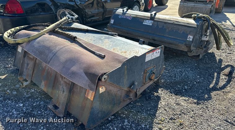 image for item NL9179 (2) Virnig skid steer sweepers