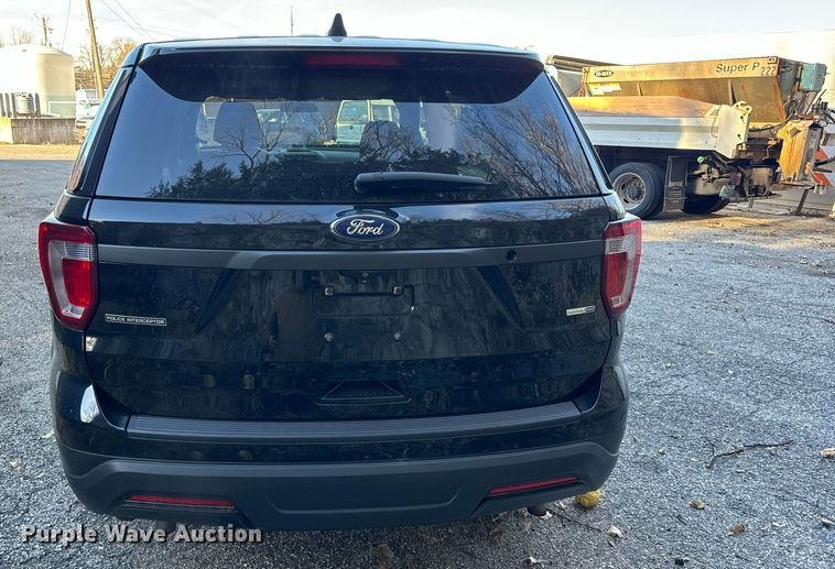 image for item NM9029 2018 Ford Explorer Police Interceptor  SUV