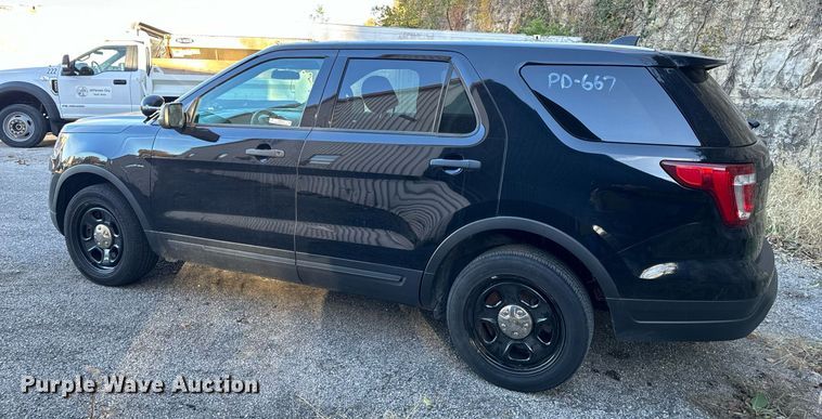 image for item NM9029 2018 Ford Explorer Police Interceptor  SUV