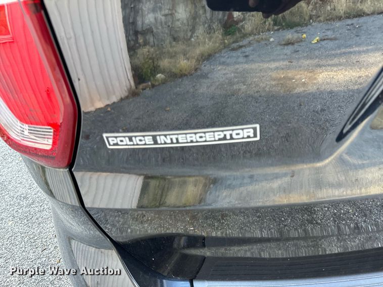 image for item NM9029 2018 Ford Explorer Police Interceptor  SUV