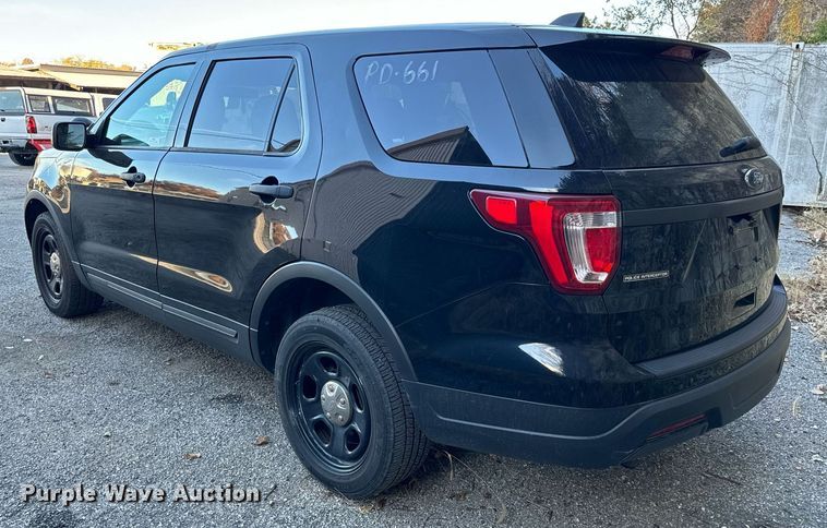 image for item NM9030 2018 Ford Explorer Police Interceptor  SUV