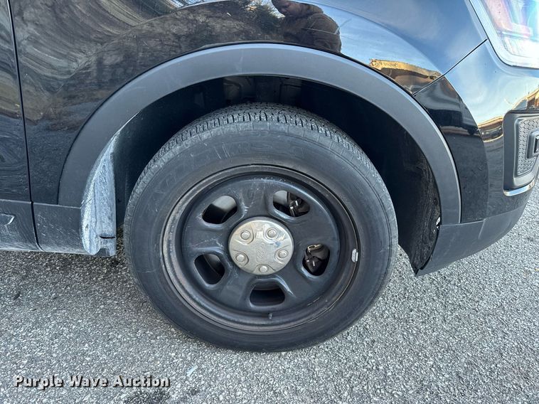 image for item NM9030 2018 Ford Explorer Police Interceptor  SUV