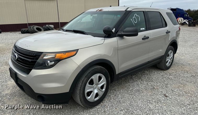 image for item NM9065 2015 Ford Explorer Police Interceptor  SUV