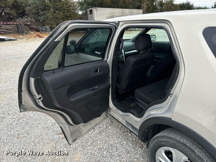 image for item NM9065 2015 Ford Explorer Police Interceptor  SUV