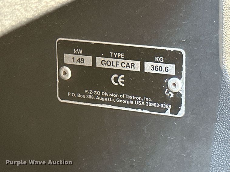 image for item NO9287 (2) EZ-GO golf carts