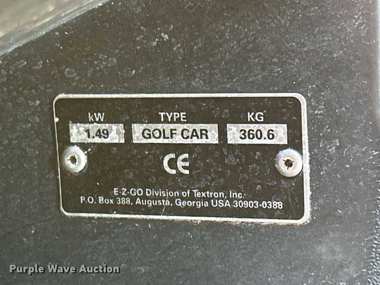 image for item NO9287 (2) EZ-GO golf carts