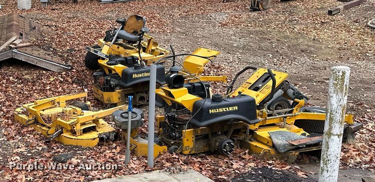 image for item NO9334 (3) Hustler Super Z ZTR mowers