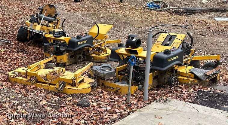 image for item NO9334 (3) Hustler Super Z ZTR mowers