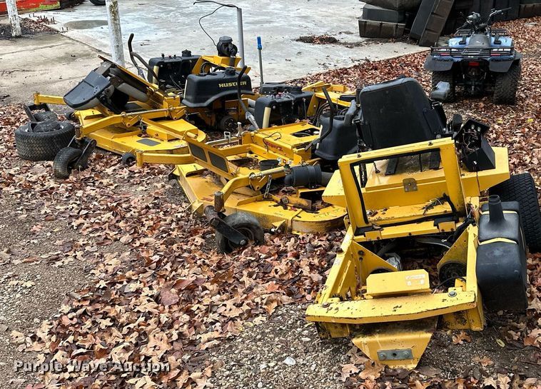 image for item NO9334 (3) Hustler Super Z ZTR mowers