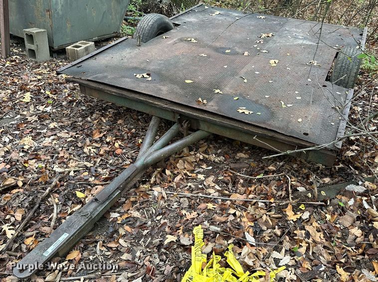 image for item NO9339 Shop built  utility trailer