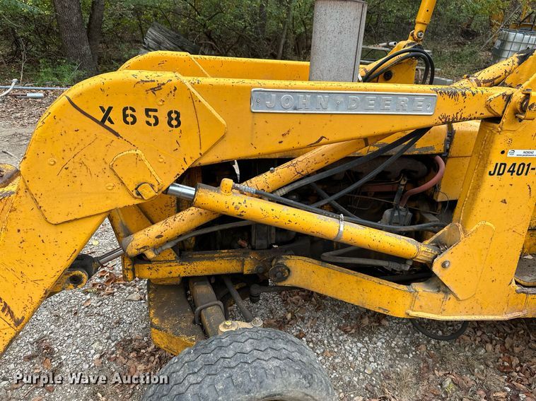 image for item NO9342 1980 John Deere 401C  backhoe