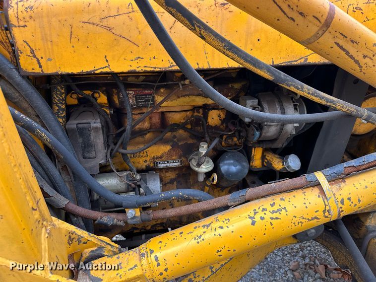 image for item NO9342 1980 John Deere 401C  backhoe
