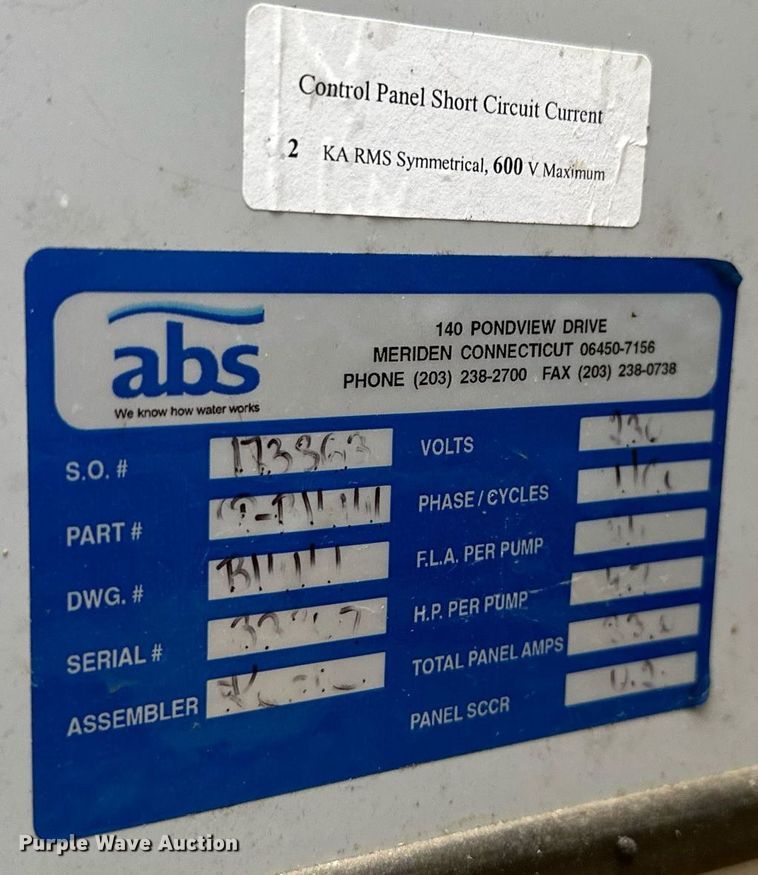 image for item NO9366 ABS  (2) control panels