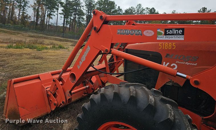 image for item NP9138 Kubota M105S MFWD tractor