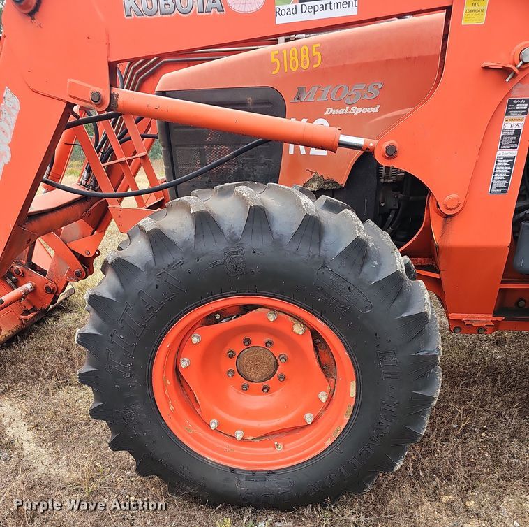 image for item NP9138 Kubota M105S MFWD tractor