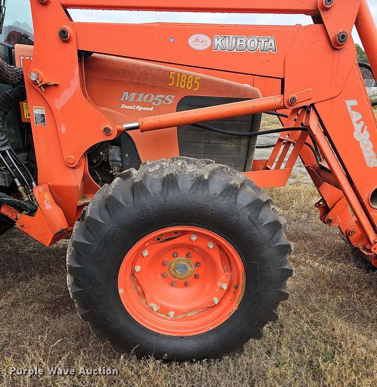 image for item NP9138 Kubota M105S MFWD tractor