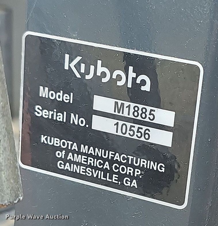image for item NP9138 Kubota M105S MFWD tractor
