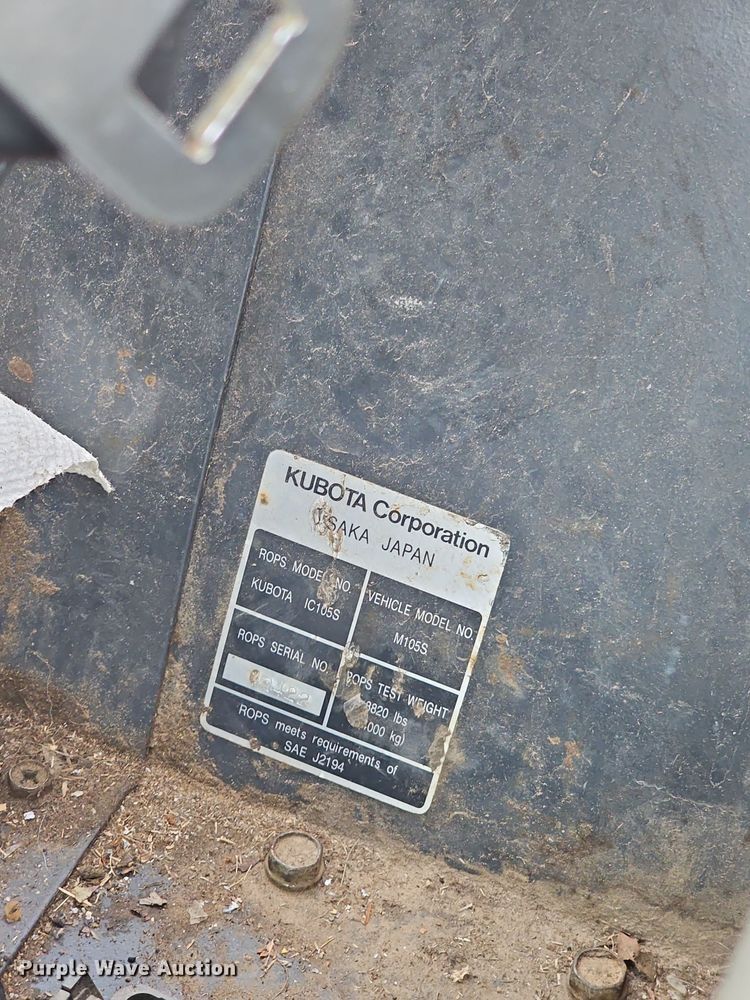 image for item NP9139 Kubota M105S MFWD tractor