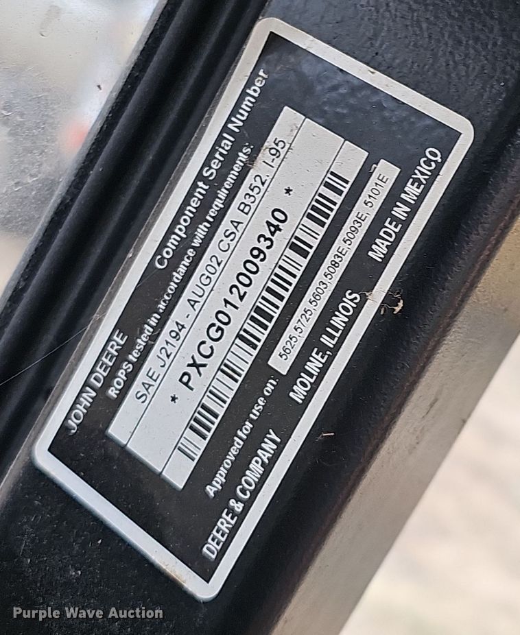 image for item NP9143 2009 John Deere 5101E MFWD tractor