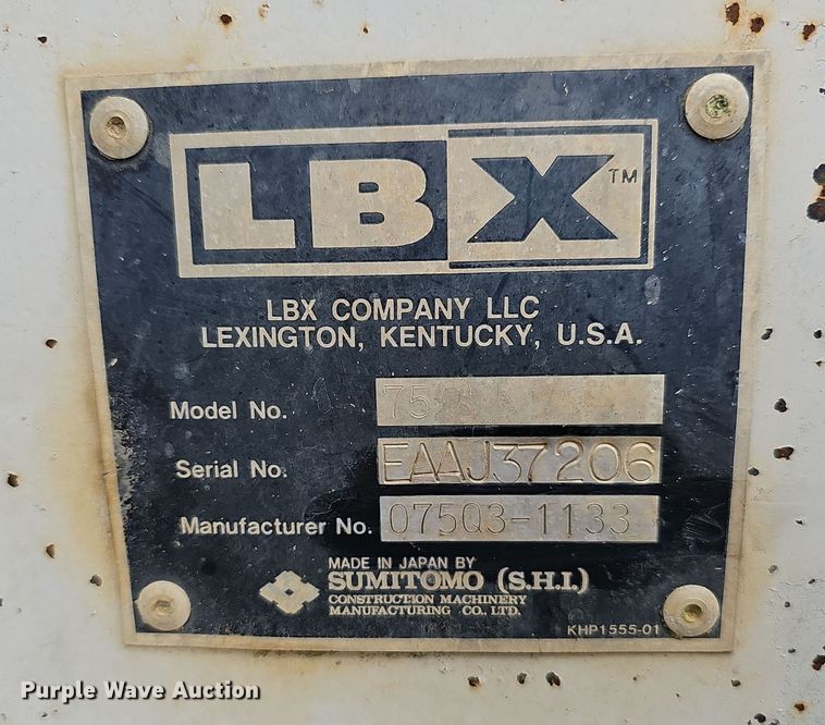 image for item NP9146 Link Belt 75 excavator