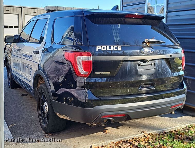 image for item NP9225 2016 Ford Explorer Police Interceptor  SUV