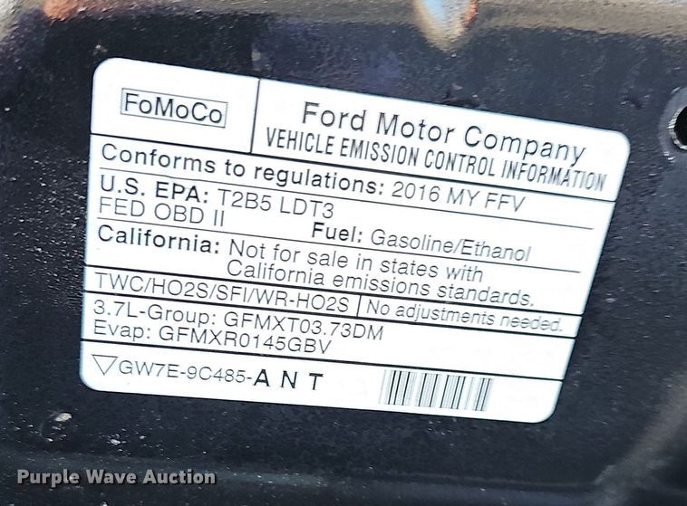 image for item NP9225 2016 Ford Explorer Police Interceptor  SUV