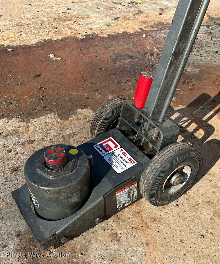 image for item NQ9517 (2) Gray TSL-50 floor jacks