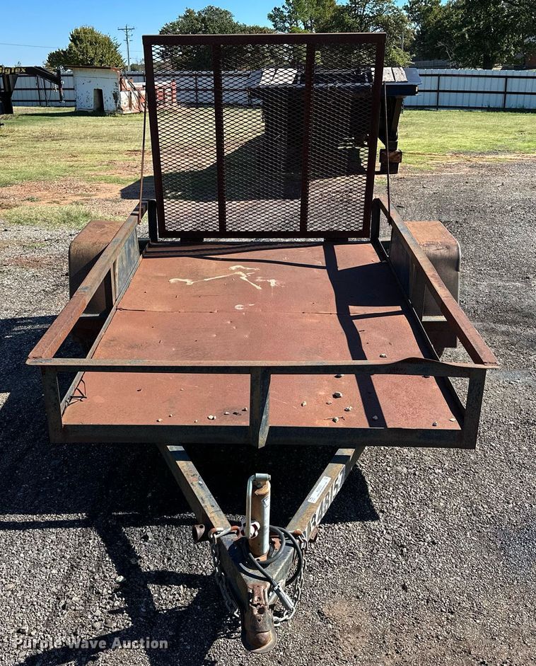 image for item NQ9521 Shop built utility trailer
