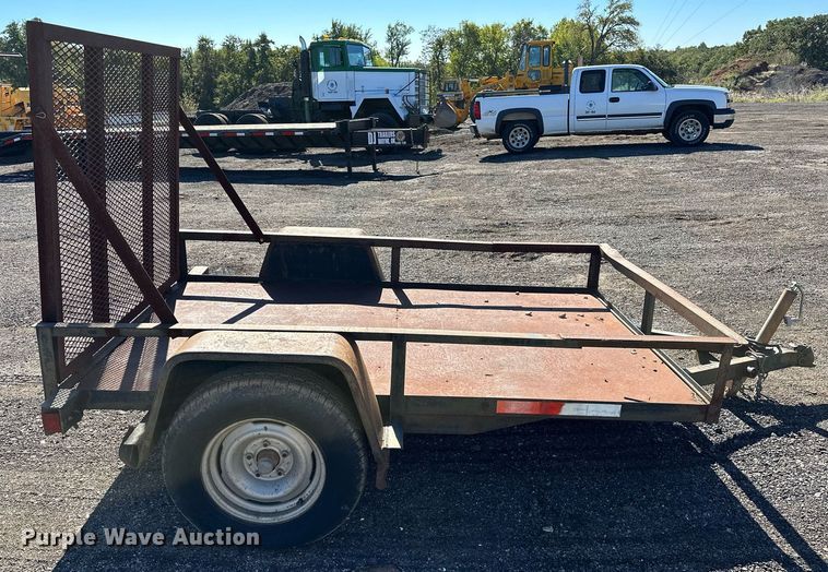 image for item NQ9521 Shop built utility trailer