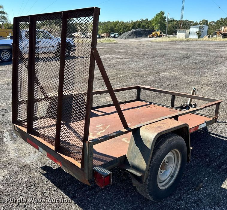 image for item NQ9521 Shop built utility trailer