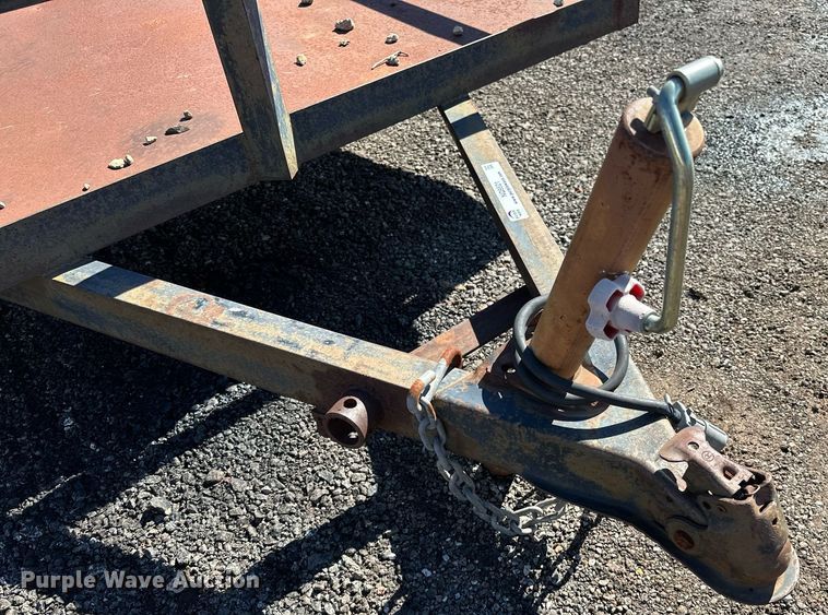 image for item NQ9521 Shop built utility trailer