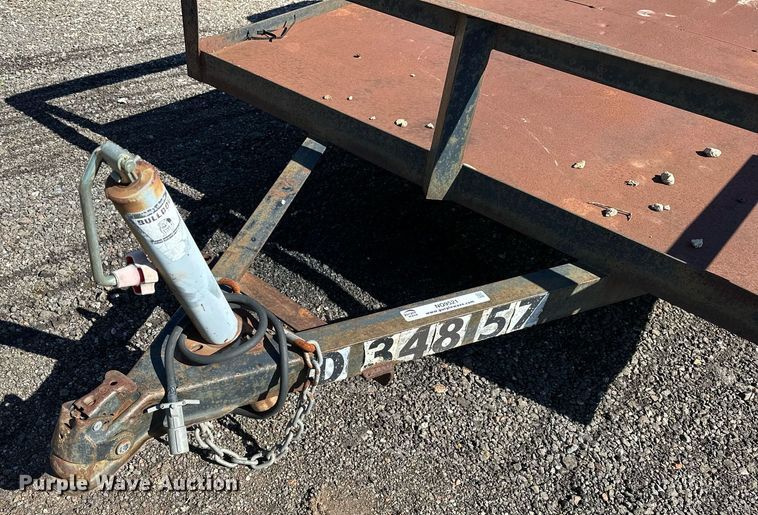 image for item NQ9521 Shop built utility trailer