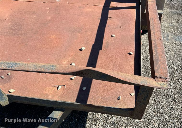 image for item NQ9521 Shop built utility trailer