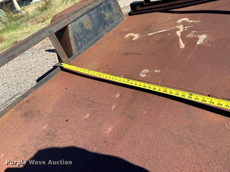 image for item NQ9521 Shop built utility trailer