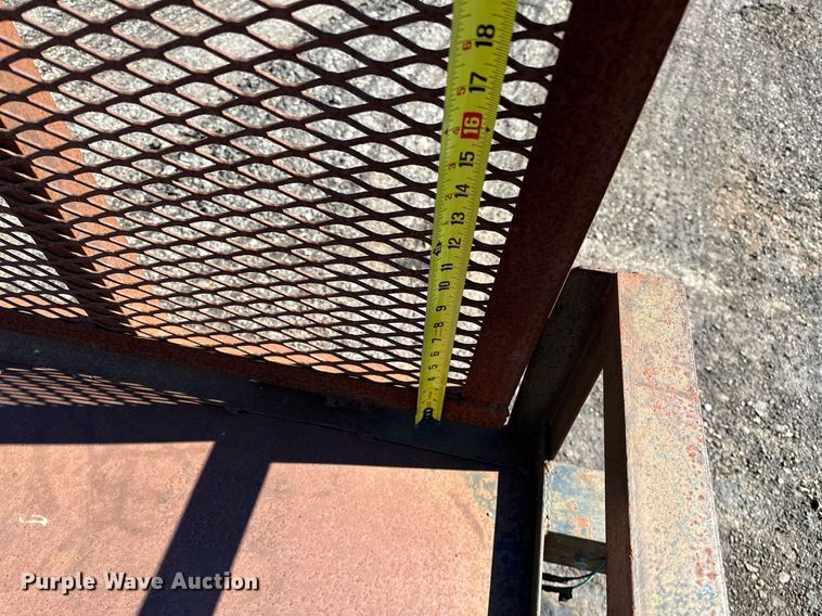 image for item NQ9521 Shop built utility trailer