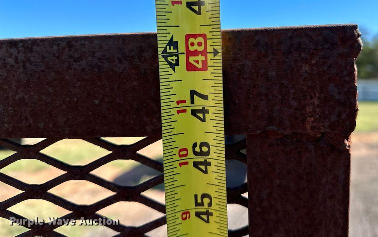 image for item NQ9521 Shop built utility trailer