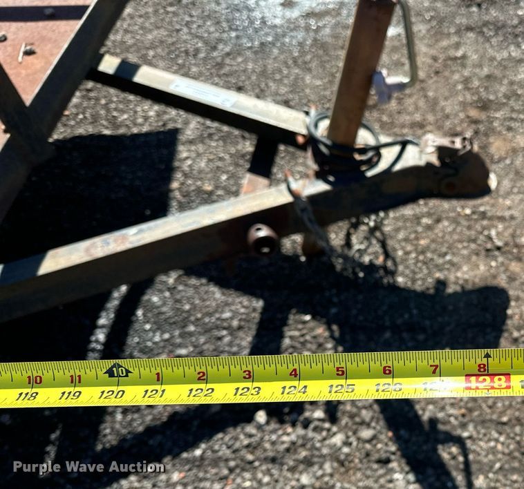 image for item NQ9521 Shop built utility trailer