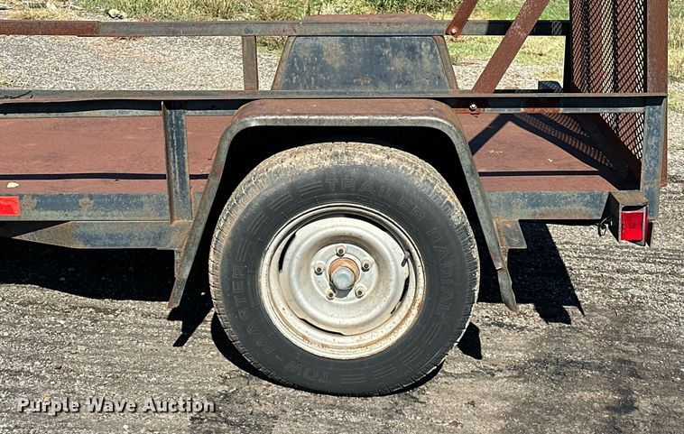 image for item NQ9521 Shop built utility trailer