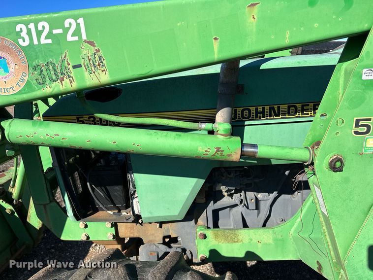 image for item NQ9527 1996 John Deere 5300  MFWD tractor