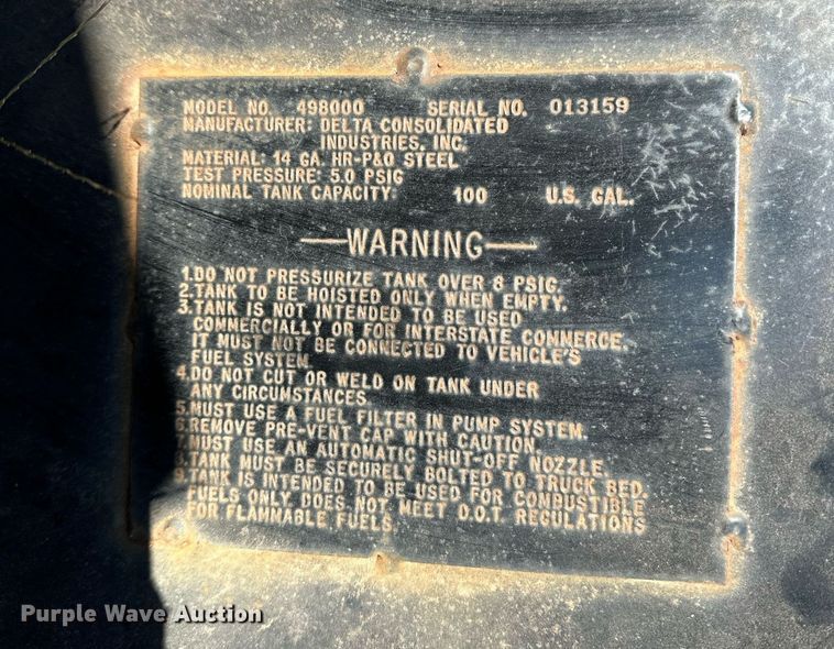 image for item NQ9532 Delta  Fuel tank