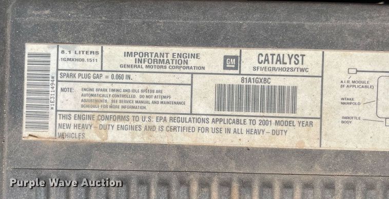 image for item NY9977 2001 Chevrolet Silverado 2500HD  pickup truck