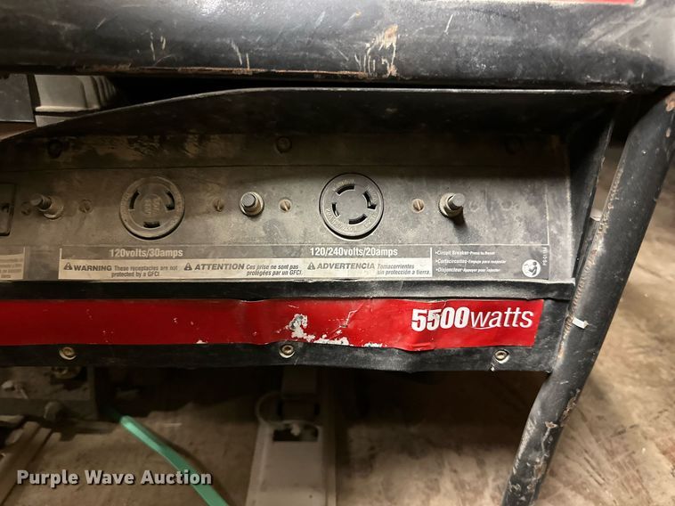 image for item OF9133 Homelite LRI5500  generator