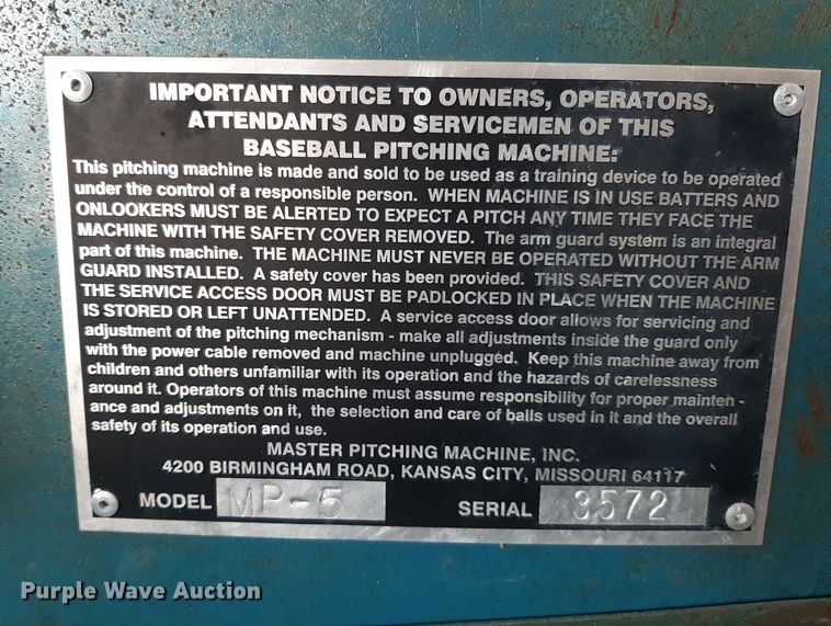 image for item OF9656 Iron Mike MP-5  pitching machine