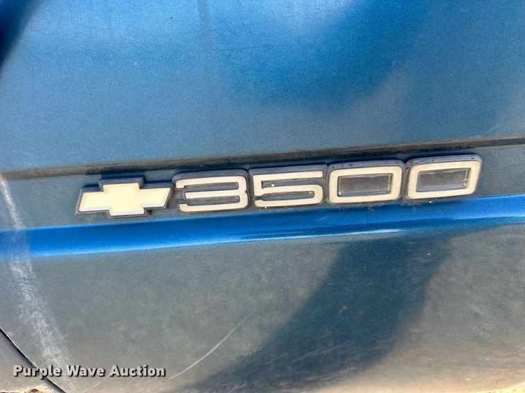 image for item OK9135 1991 Chevrolet 3500  dump bed pickup truck