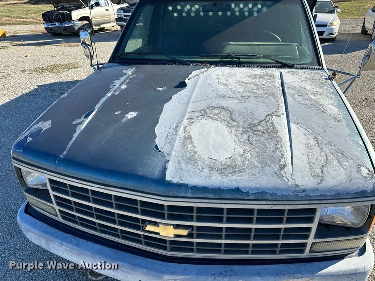 image for item OK9135 1991 Chevrolet 3500  dump bed pickup truck